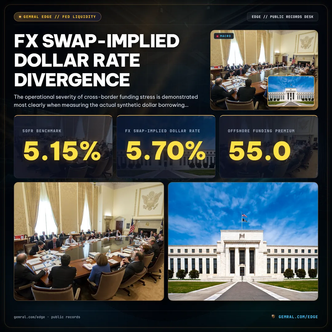 FX Swap-Implied Dollar Rate Divergence