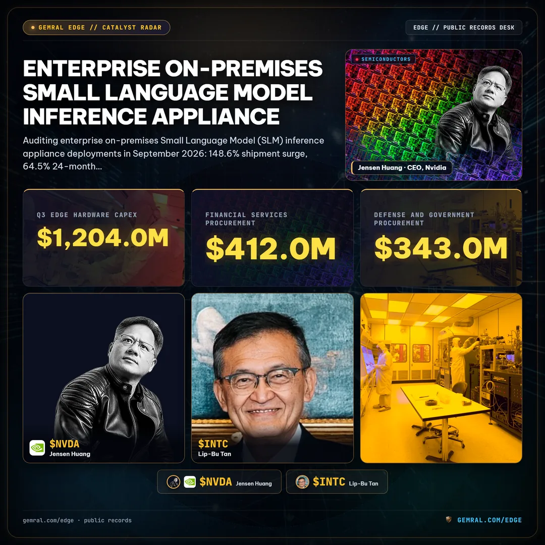 Enterprise On-Premises Small Language Model Inference Appliance Deployments: Measuring Edge Compute Procurement Acceleration in September 2026