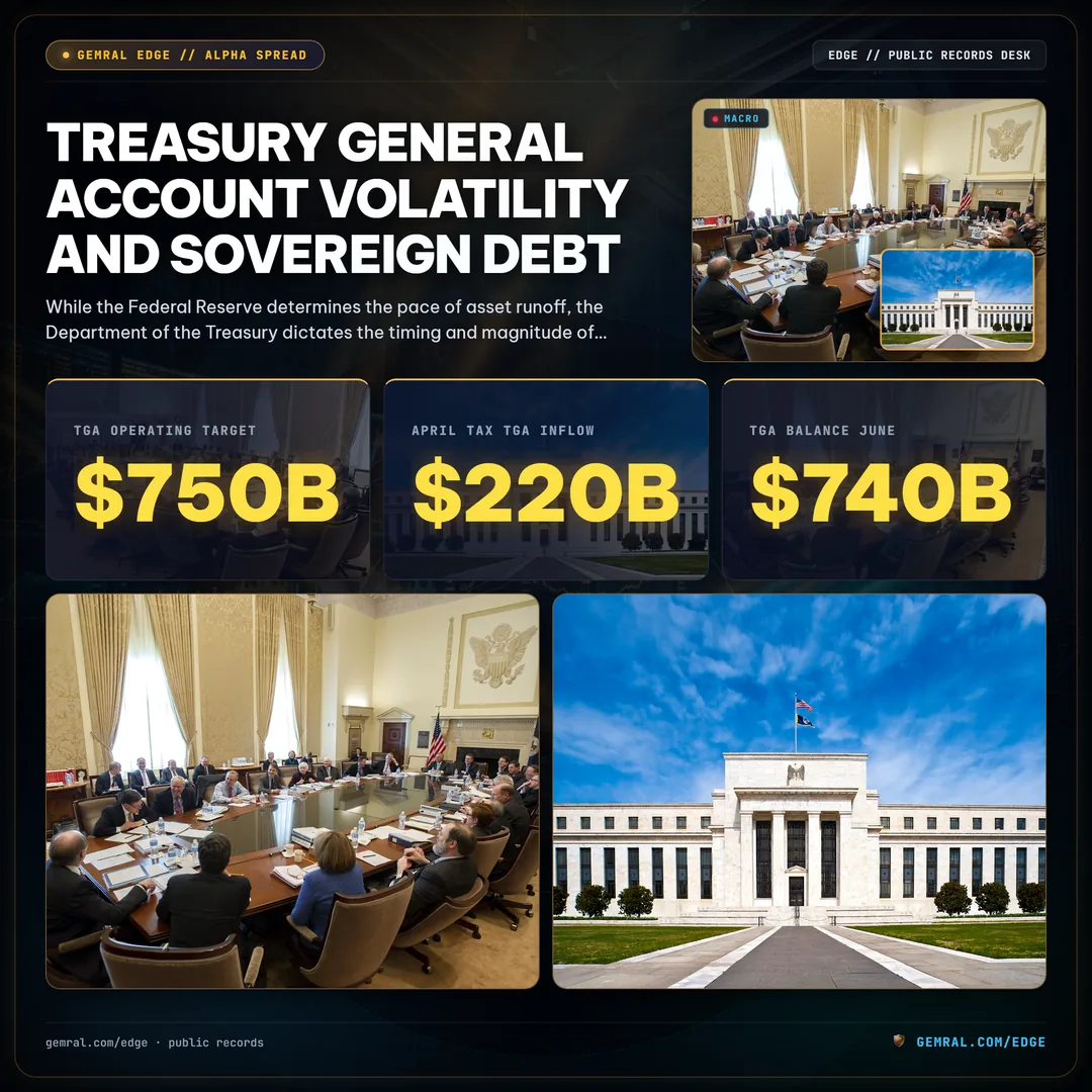 Treasury General Account Volatility and Sovereign Debt