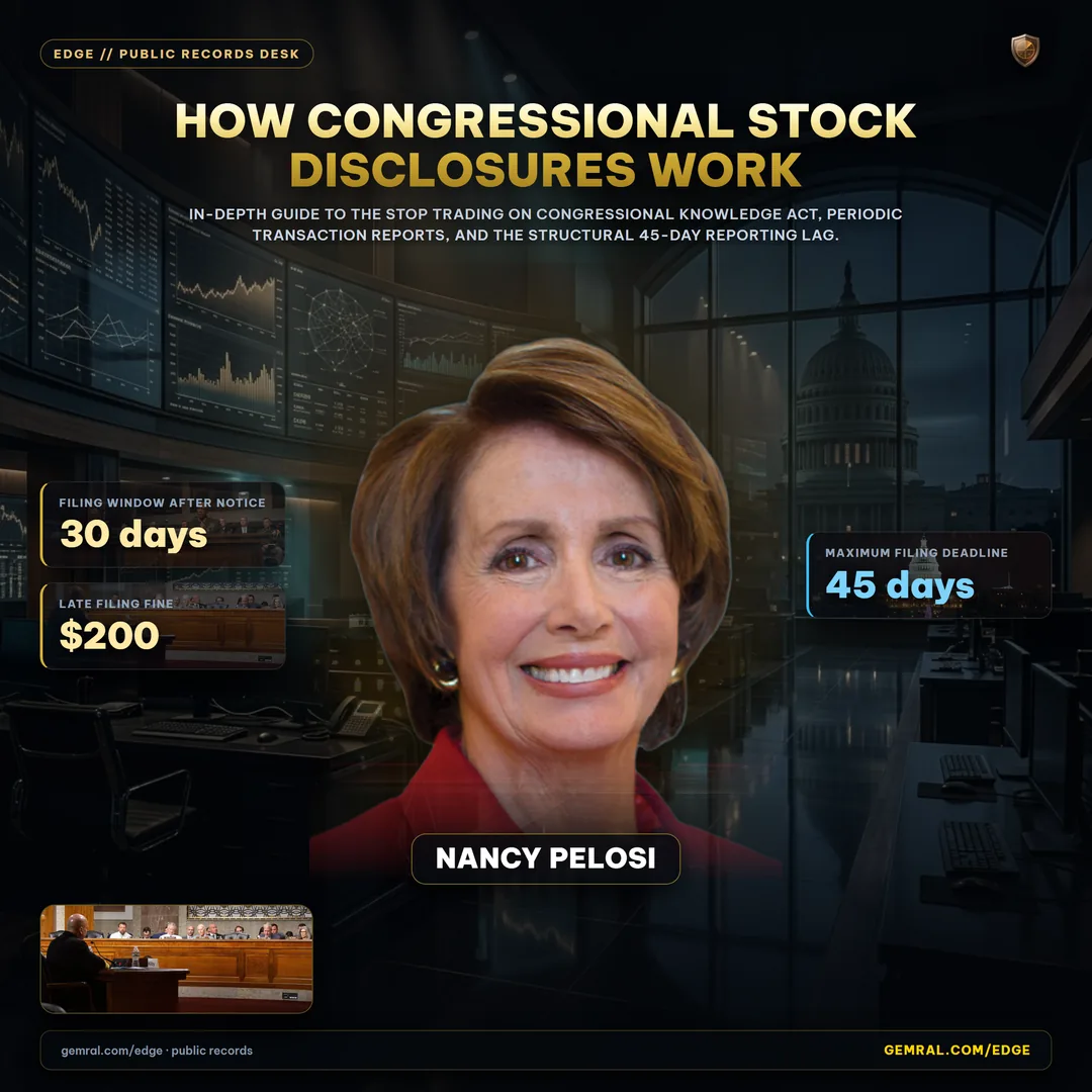 How Congressional Stock Disclosures Work