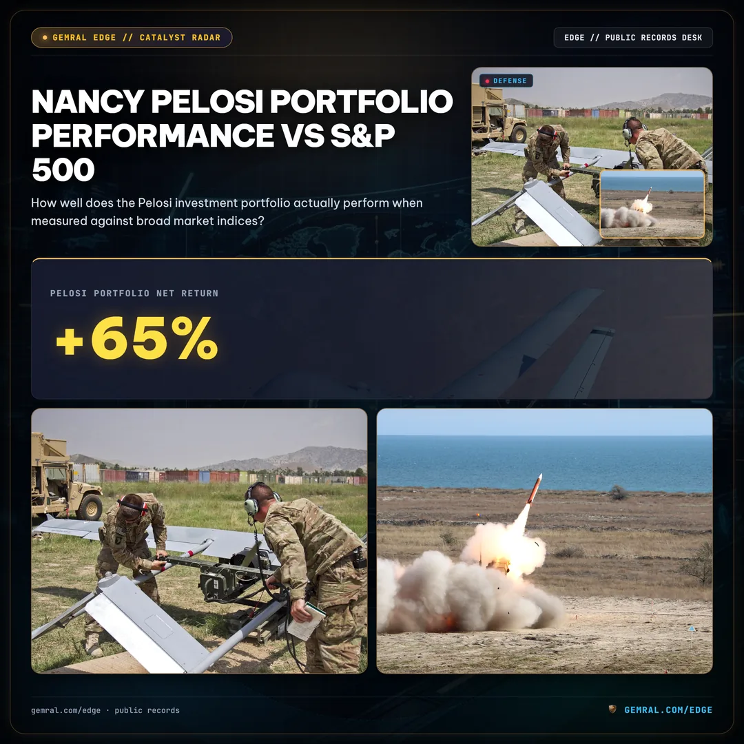 Nancy Pelosi Portfolio Performance vs S&P 500