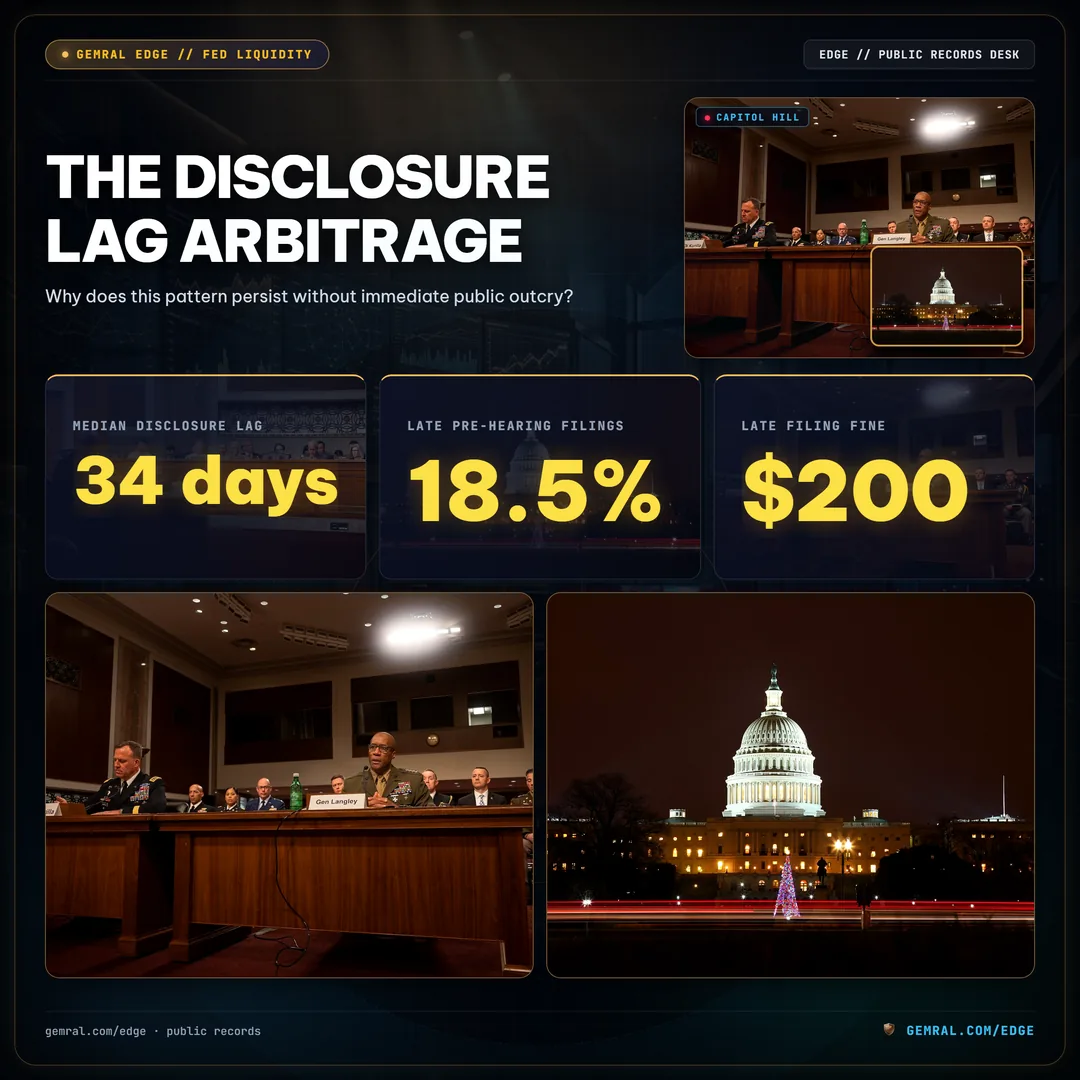 The Disclosure Lag Arbitrage
