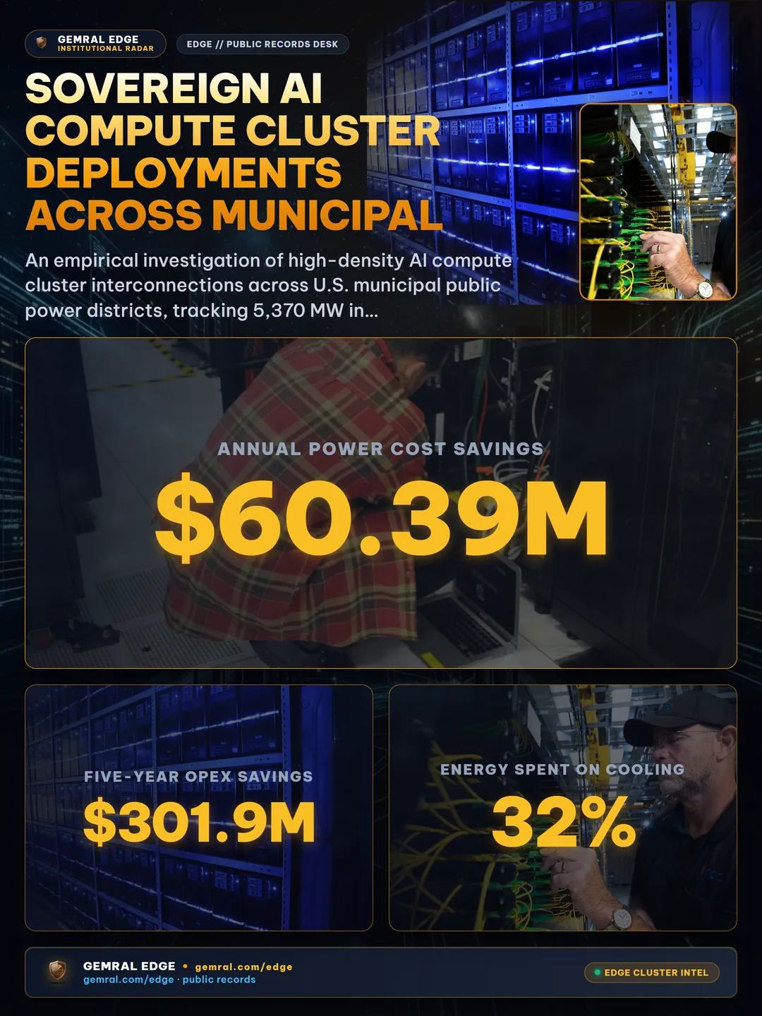 Sovereign AI Compute Cluster Deployments Across Municipal Utilities: Quantifying High-Density Substation Allocations, Local Power Purchase Arbitrage, and Behind-the-Meter Capacity in September 2026