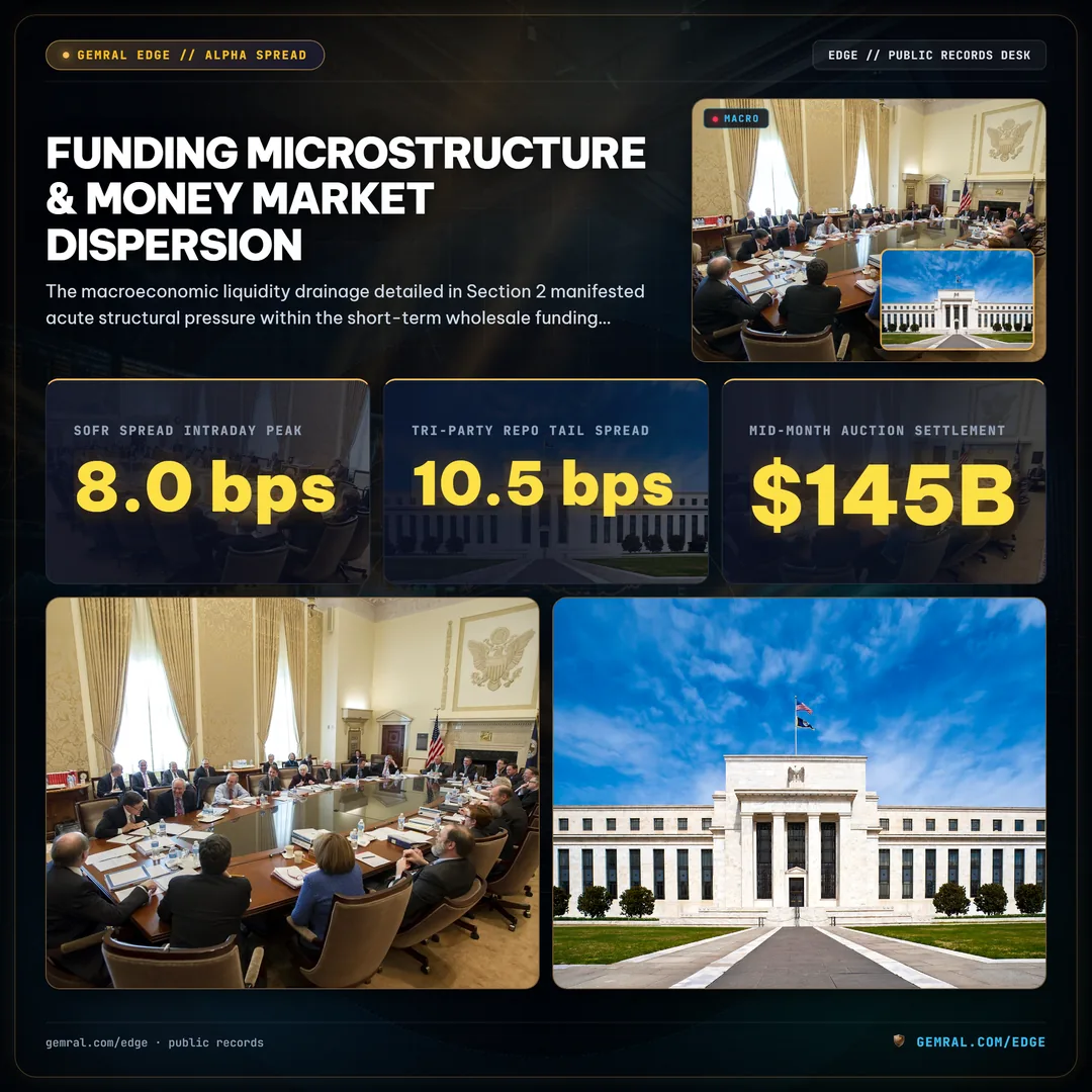 Funding Microstructure & Money Market Dispersion