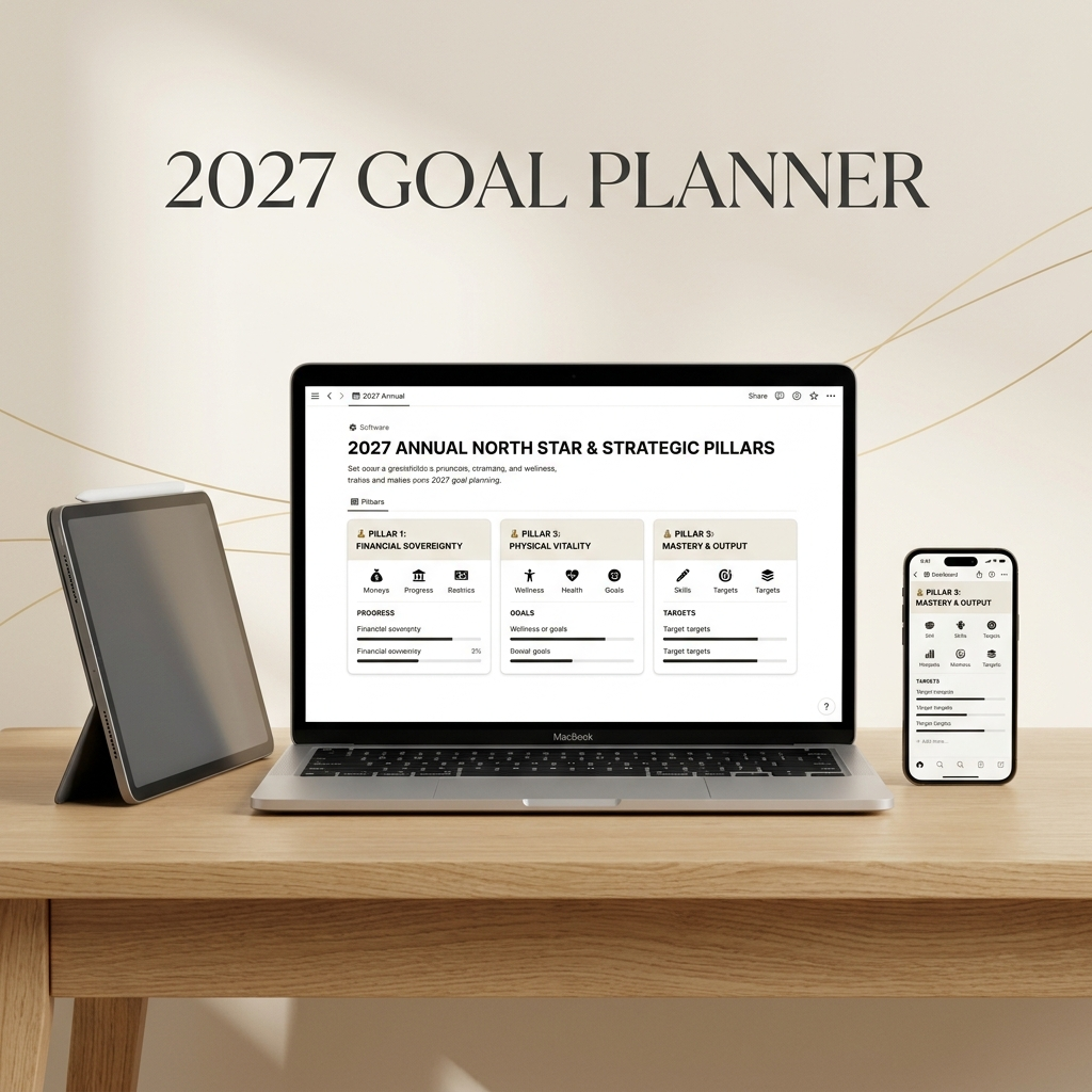 2027 Goal Planner & Monk Mode Operating System