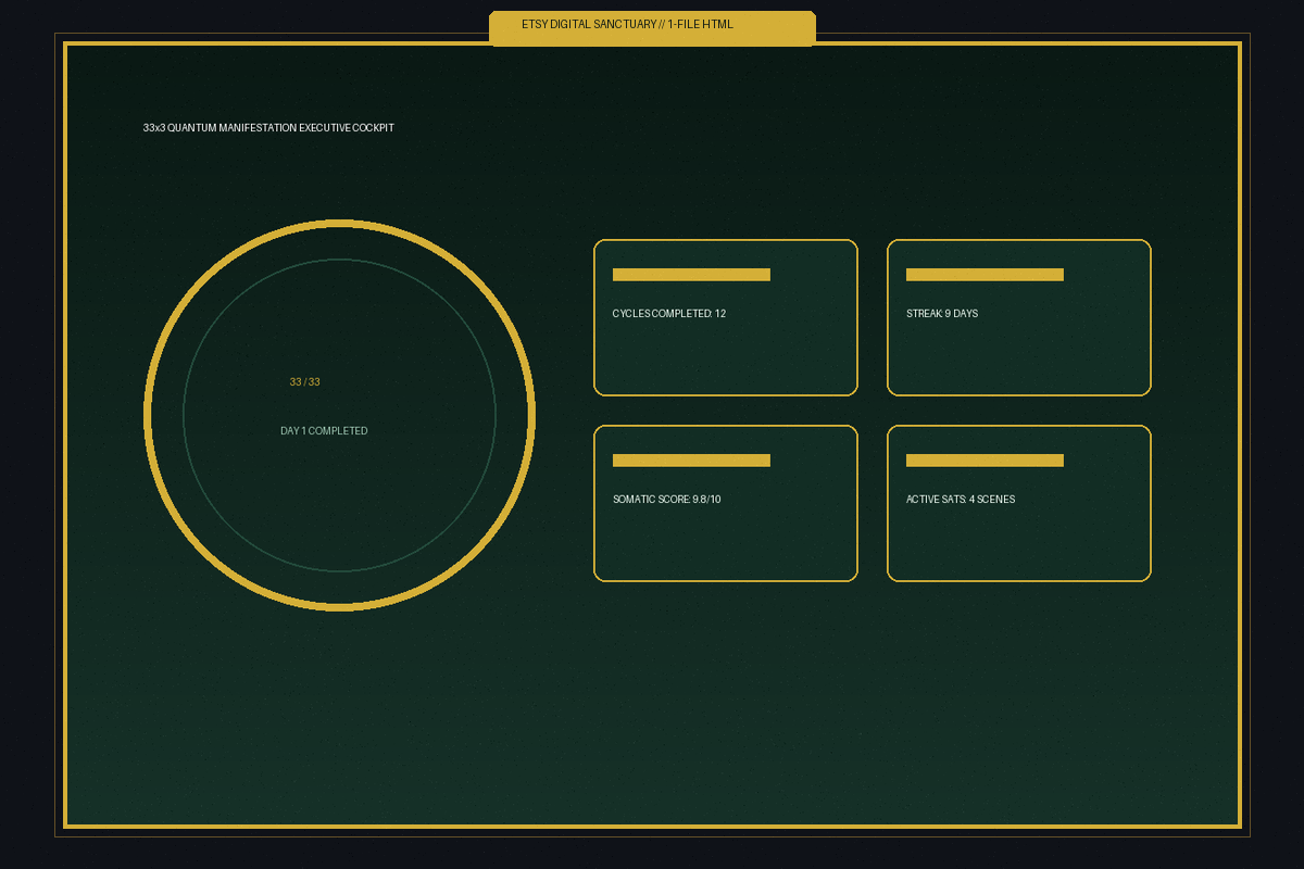 33x3 Manifestation Method Fast Subconscious Scripting Interactive Workbook