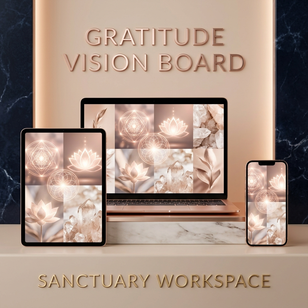 5-Minute Daily Gratitude & Visual Vision Board OS