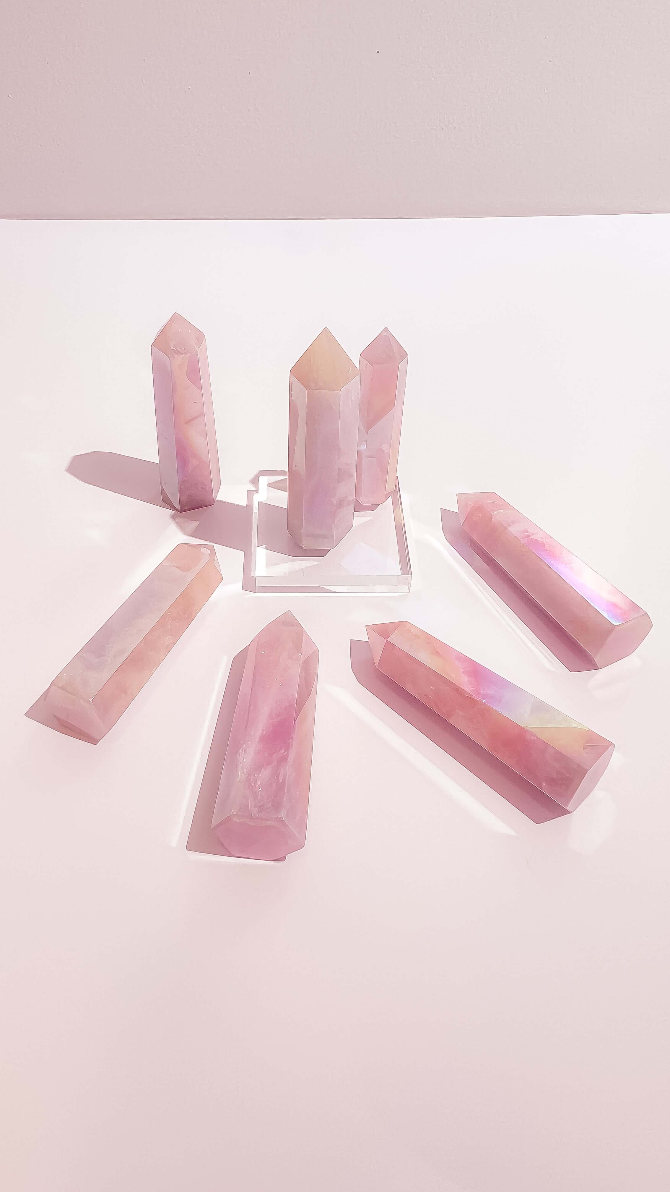 Aura Rose Quartz Energy Point