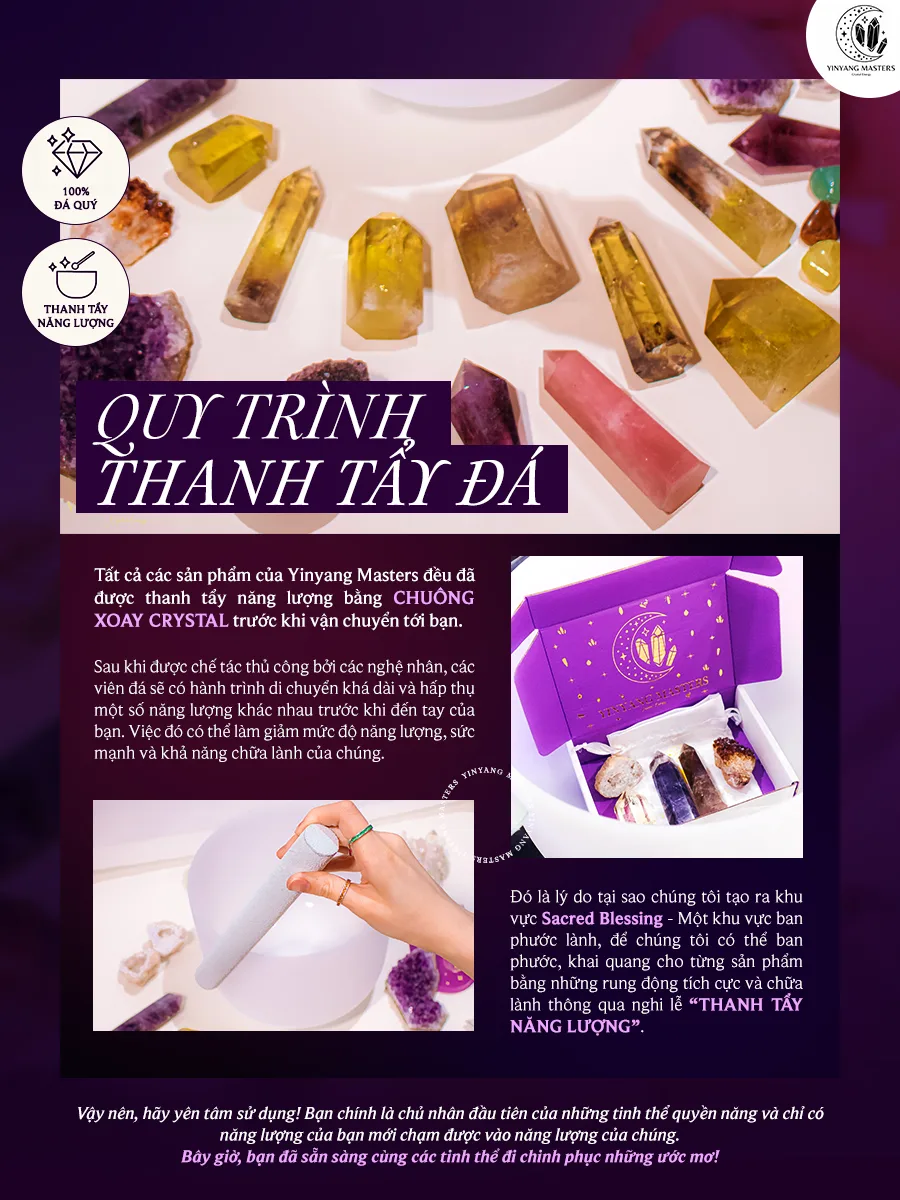 BẬT MÍ QUY TRÌNH THANH TẨY CRYSTAL ĐẶC BIỆT