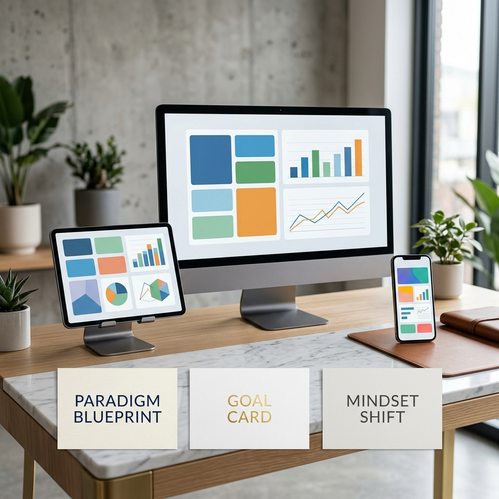 Bob Proctor Paradigm Shift Goal Card & Abundance Blueprint