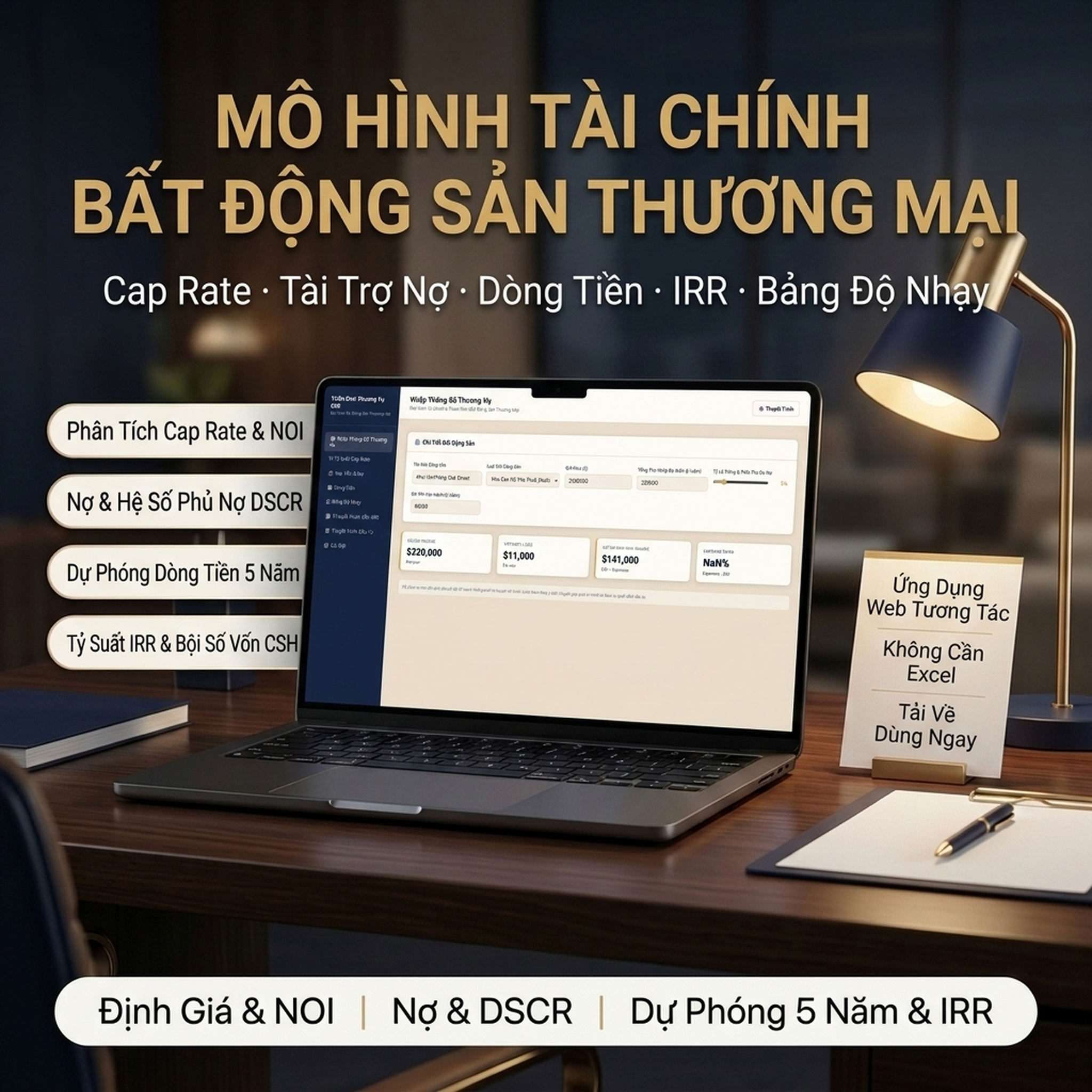 Mô Hình Tài Chính Bất Động Sản Thương Mại
