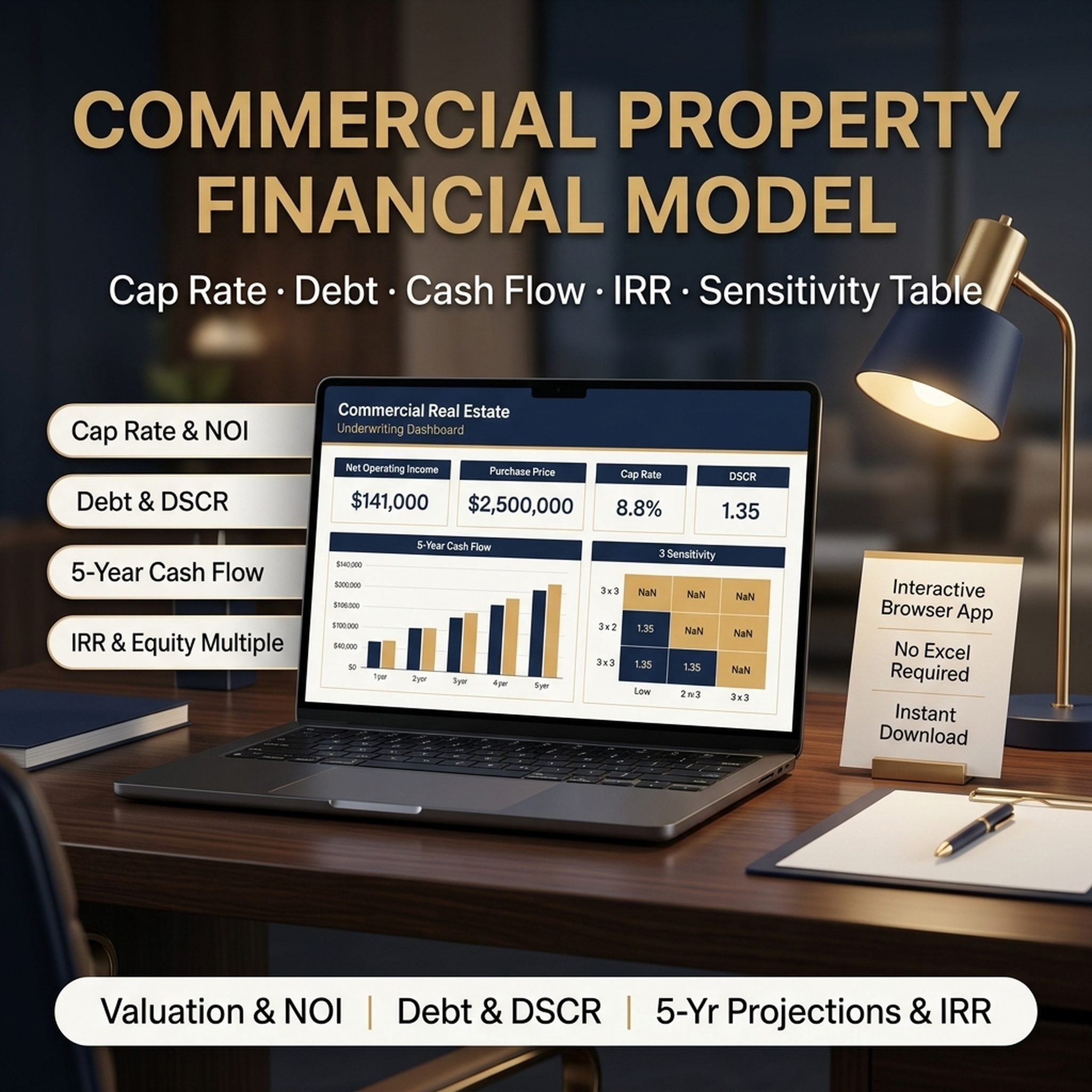 Commercial Property Financial Model & Deal Analyzer