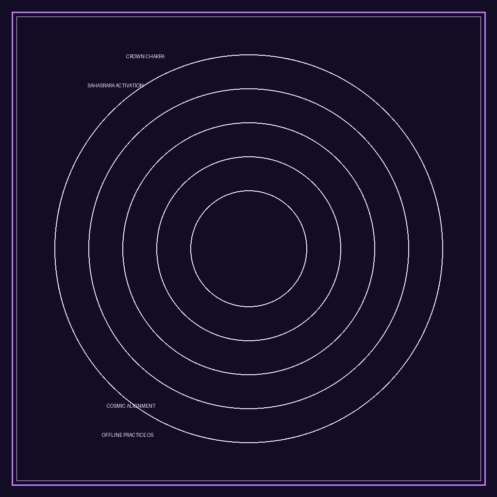 Crown Chakra Sahasrara Activation Workbook & Cosmic Alignment Meditation Journal