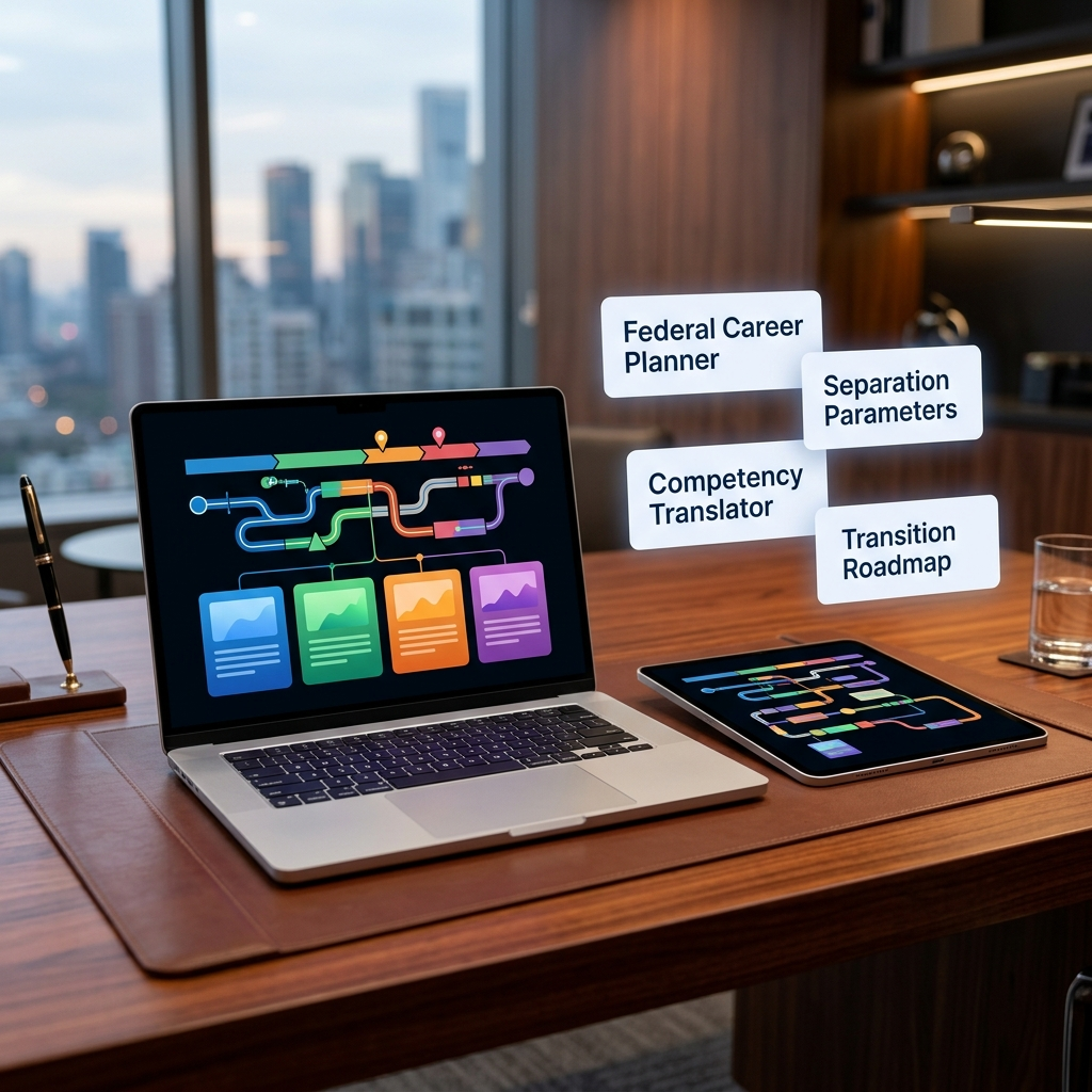 Federal Career Transition & Side-Hustle Planner — DOGE Layoff Runway & Buyout OS