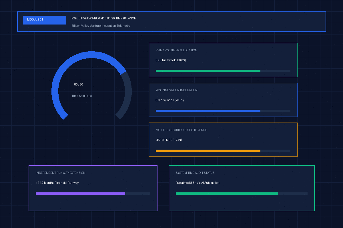 Google 20% Time Rule Side Project Incubation & Income Diversification Tracker