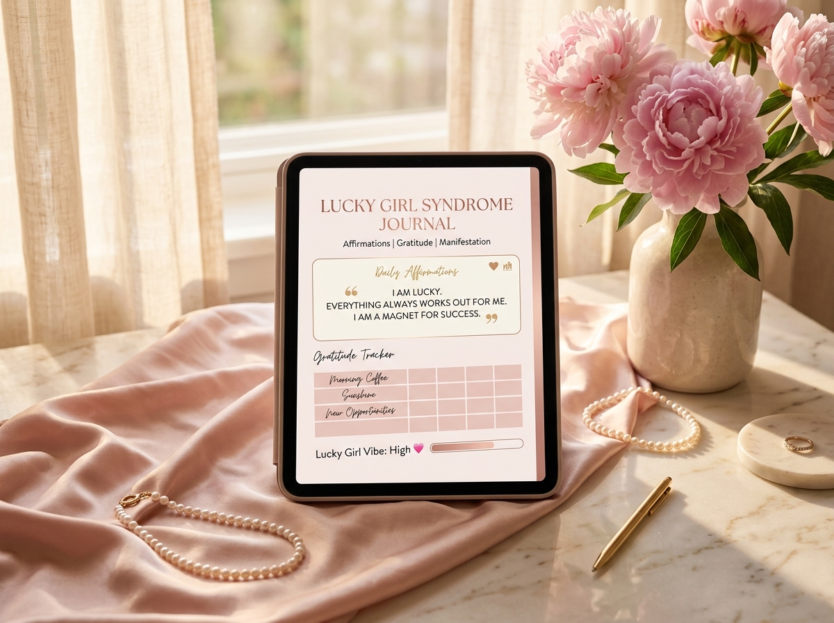 Lucky Girl Syndrome RAS Rewiring and Daily Alignment Journal
