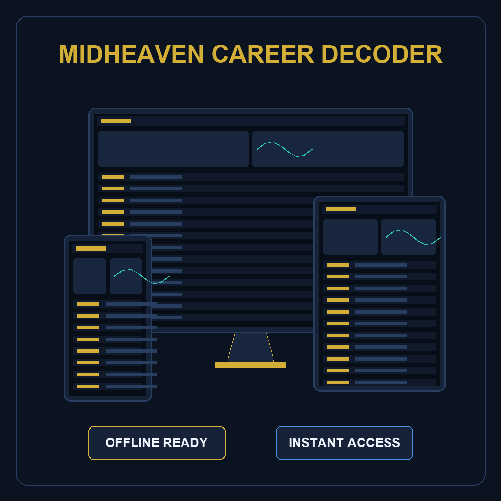 Midheaven MC Career Destiny Decoder & 10th House Legacy Alignment Interactive Workbook