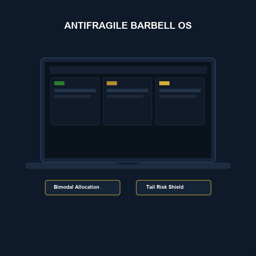 Nassim Taleb Antifragile Barbell Strategy Decision Matrix and Asymmetric Risk Calculator