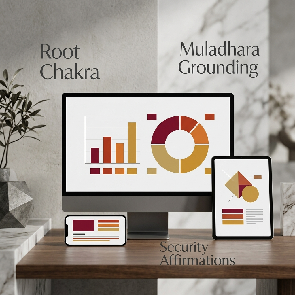 Root Chakra Muladhara Grounding & Financial Security Healing Workbook