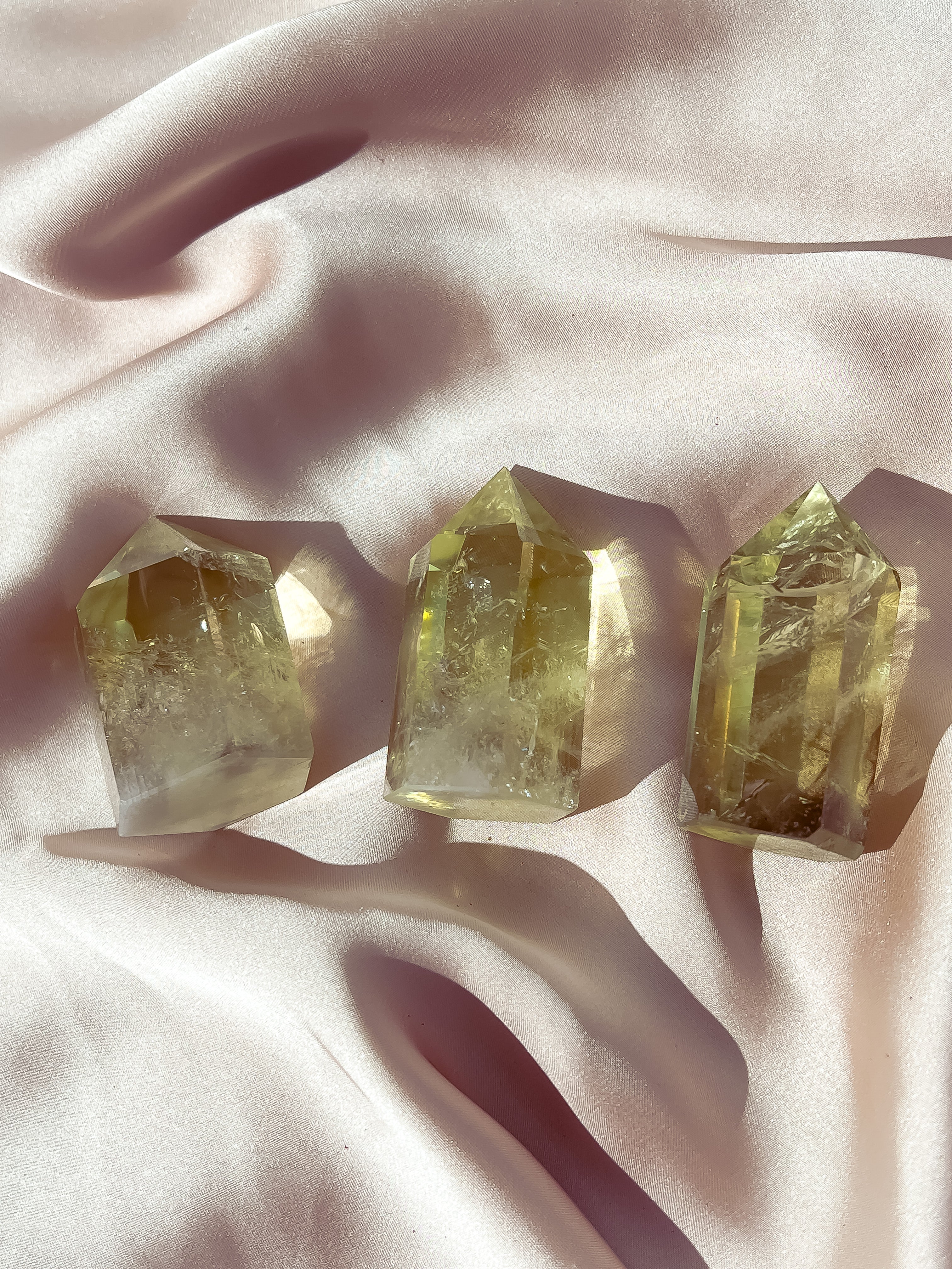 Triple Golden Citadel — Citrine Wealth Generator Trio