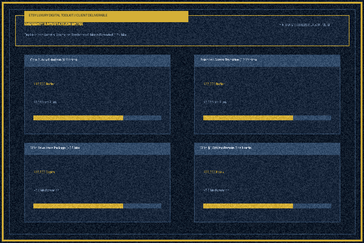 Tech Layoff Emergency Runway & Side Hustle Income Interactive Calculator