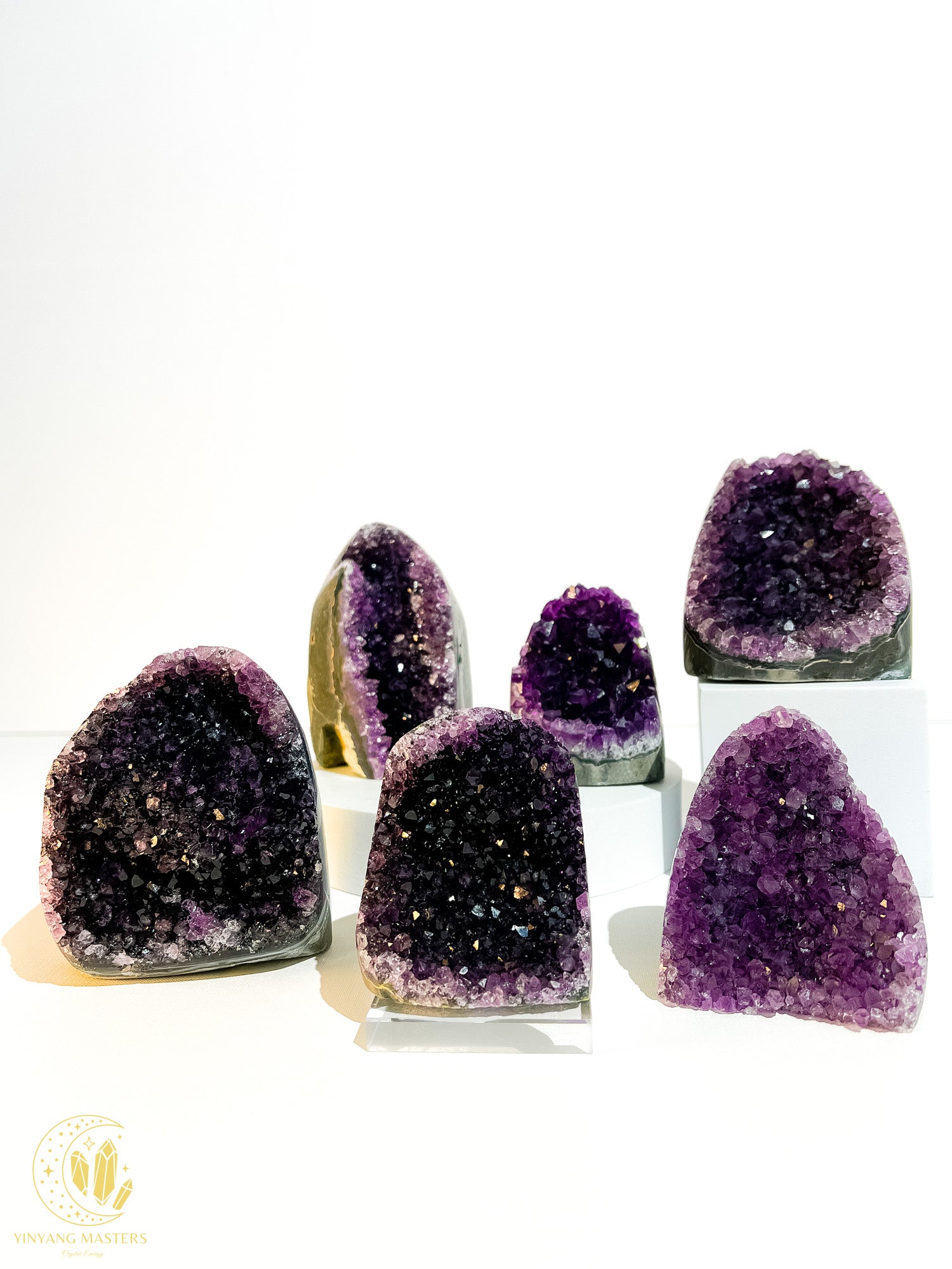 Cosmic Galaxy — Natural Amethyst Geode Cave