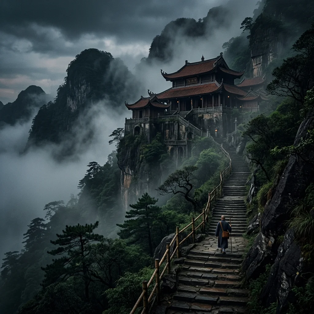 Chùa Yên Tử Ẩn Mình Trong Mây