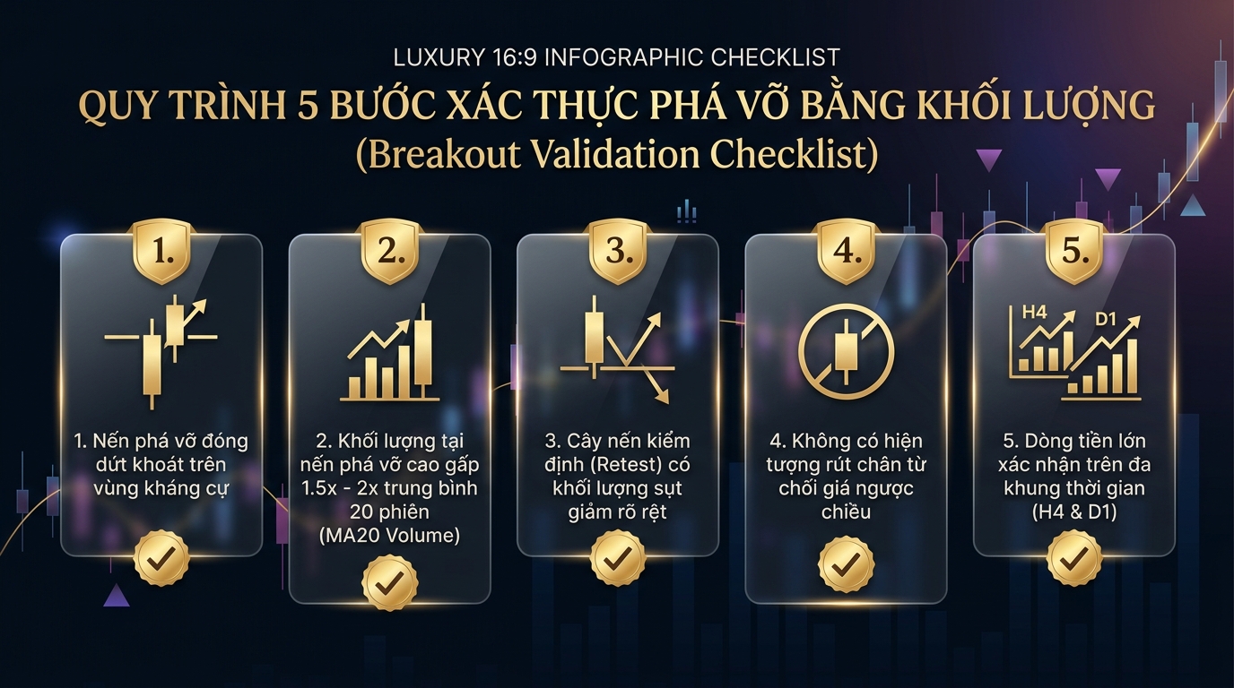 Quy trình 5 bước xác thực phá vỡ bằng khối lượng