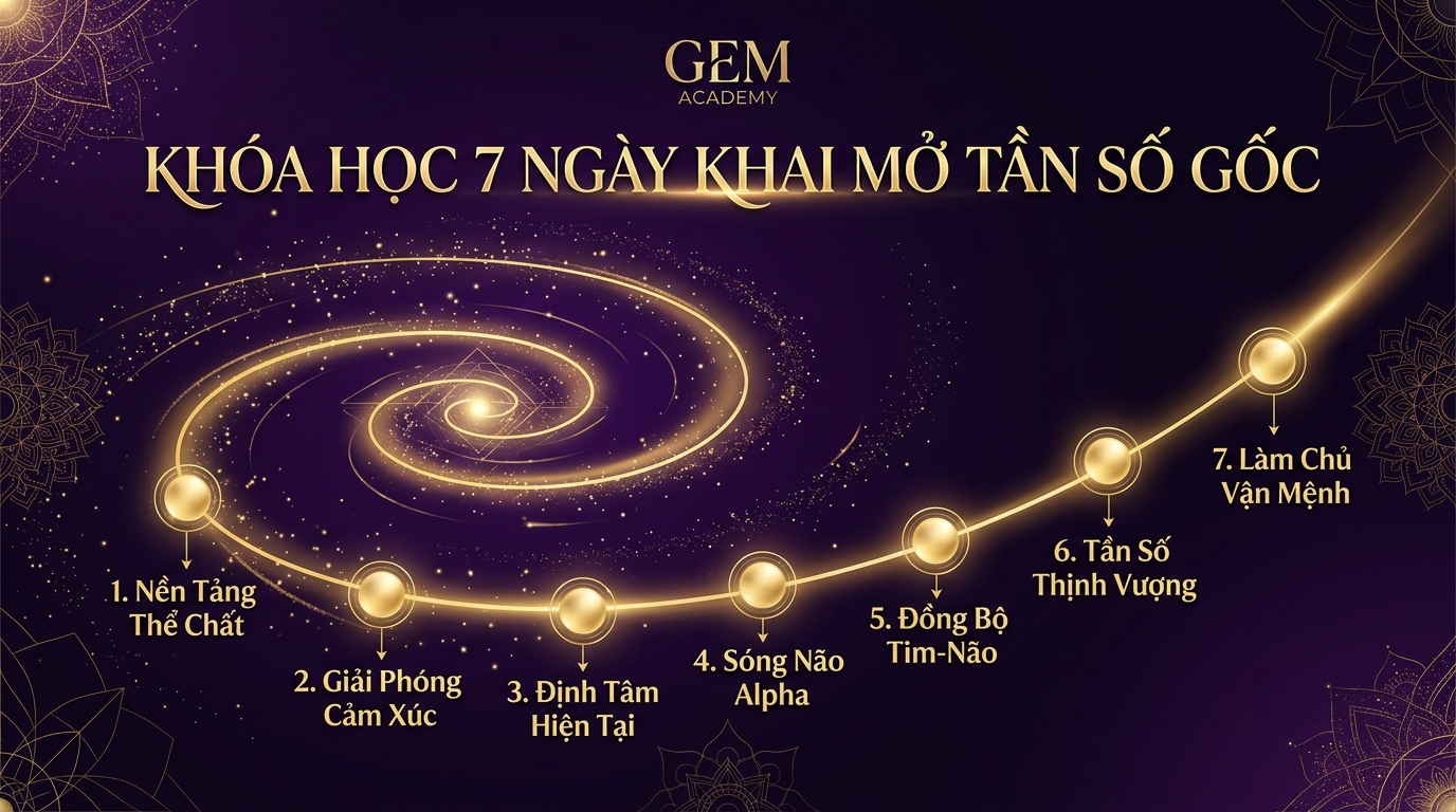 Khóa Học 7 Ngày Khai Mở Tần Số Gốc GEM Academy