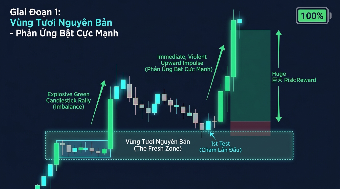 Minh họa Giai Đoạn 1 Vùng Tươi Nguyên Bản