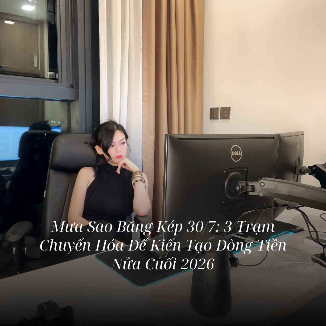 Mưa Sao Băng Kép 30/7: 3 Trạm Chuyển Hóa Để Kiến Tạo Dòng Tiền Nửa Cuối 2026