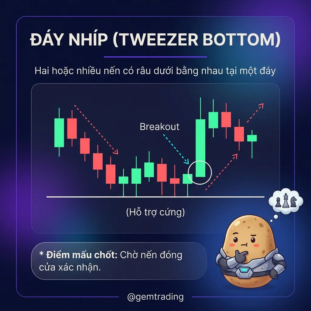 Đáy Nhíp (Tweezer Bottom)