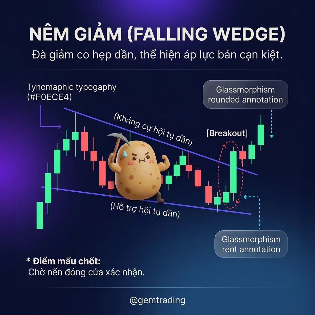 Nêm Giảm (Falling Wedge)