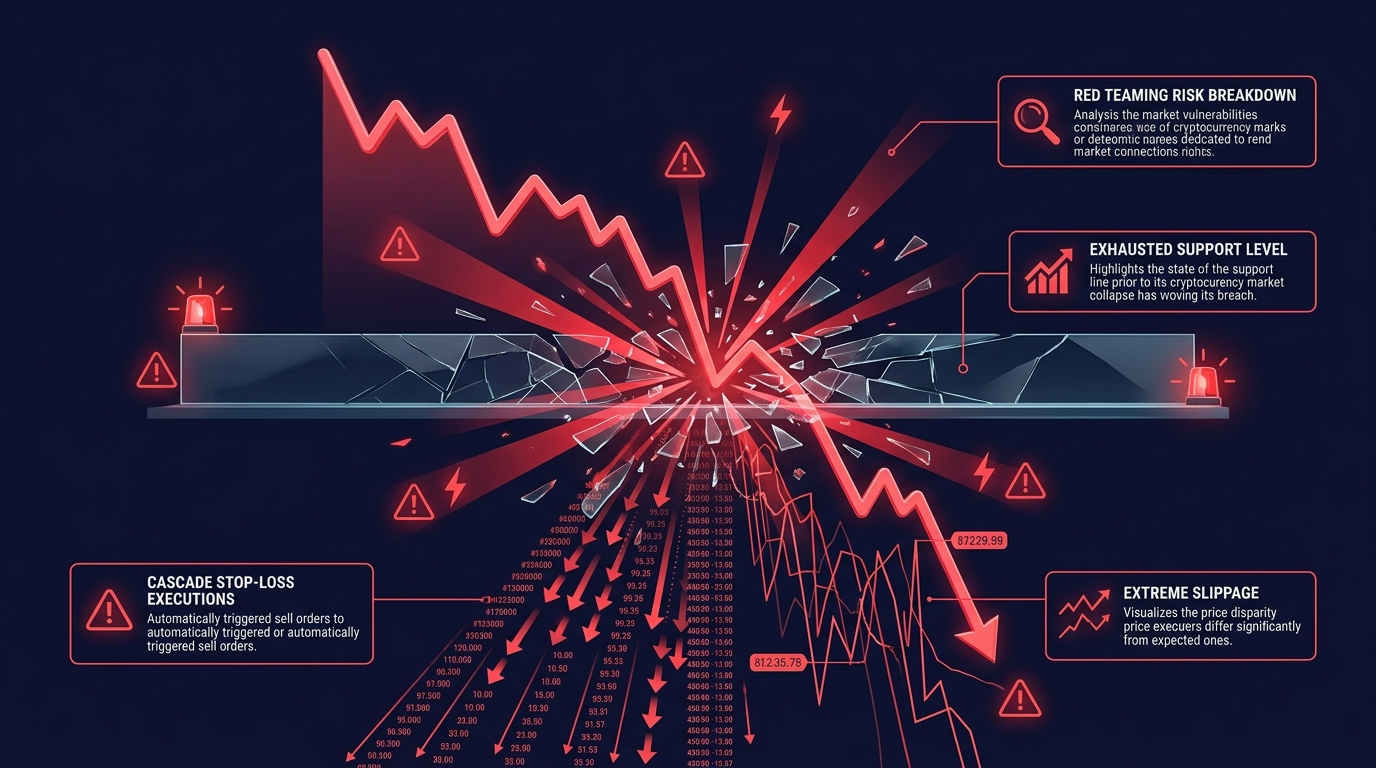 Đồ họa cảnh báo rủi ro Red Teaming khi cố chấp bắt đáy tại vùng cản cạn kiệt
