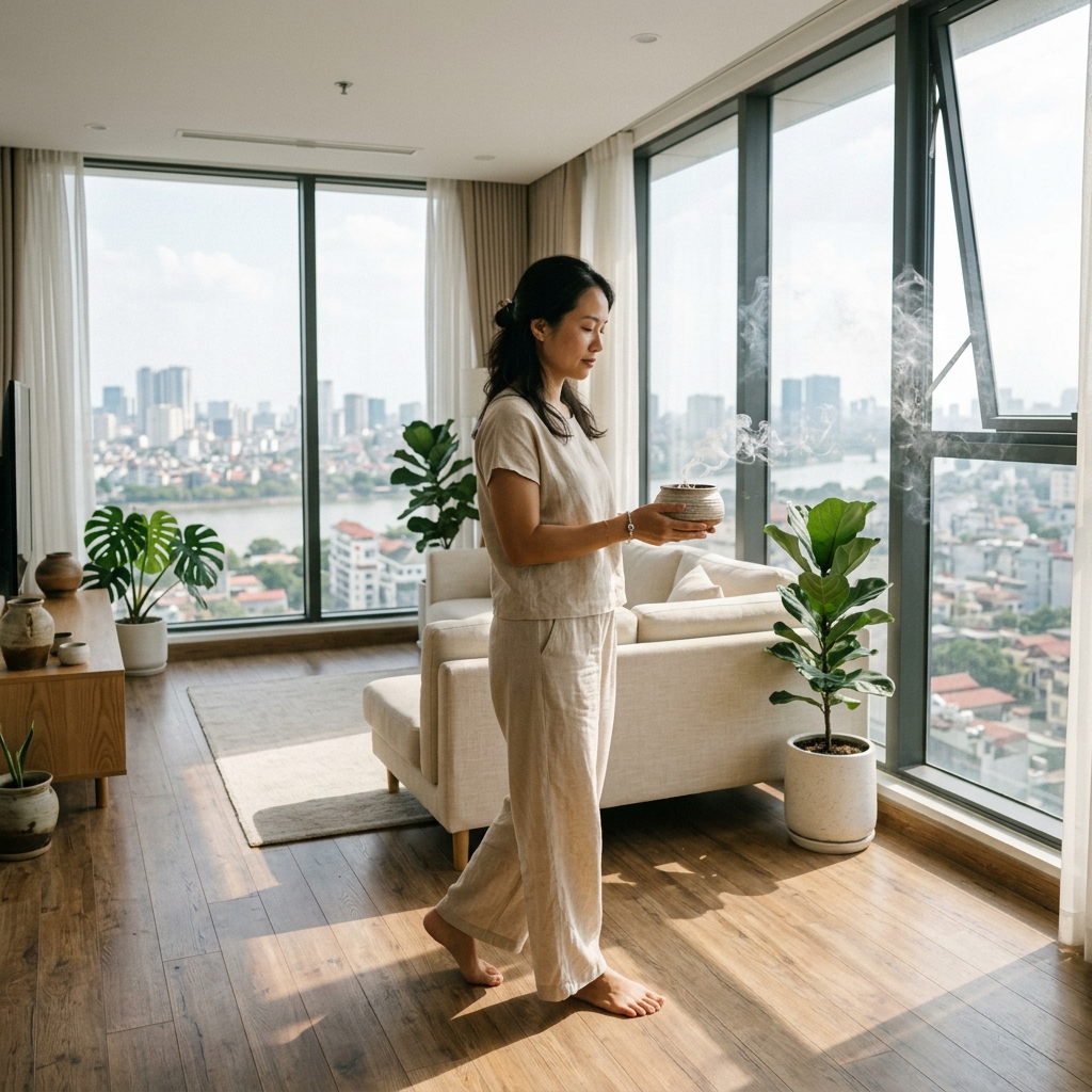 Thực hành quy trình thanh tẩy không gian