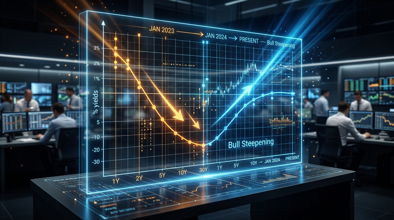Đường Cong Lợi Suất Trái Phiếu Mỹ và Bull Steepening