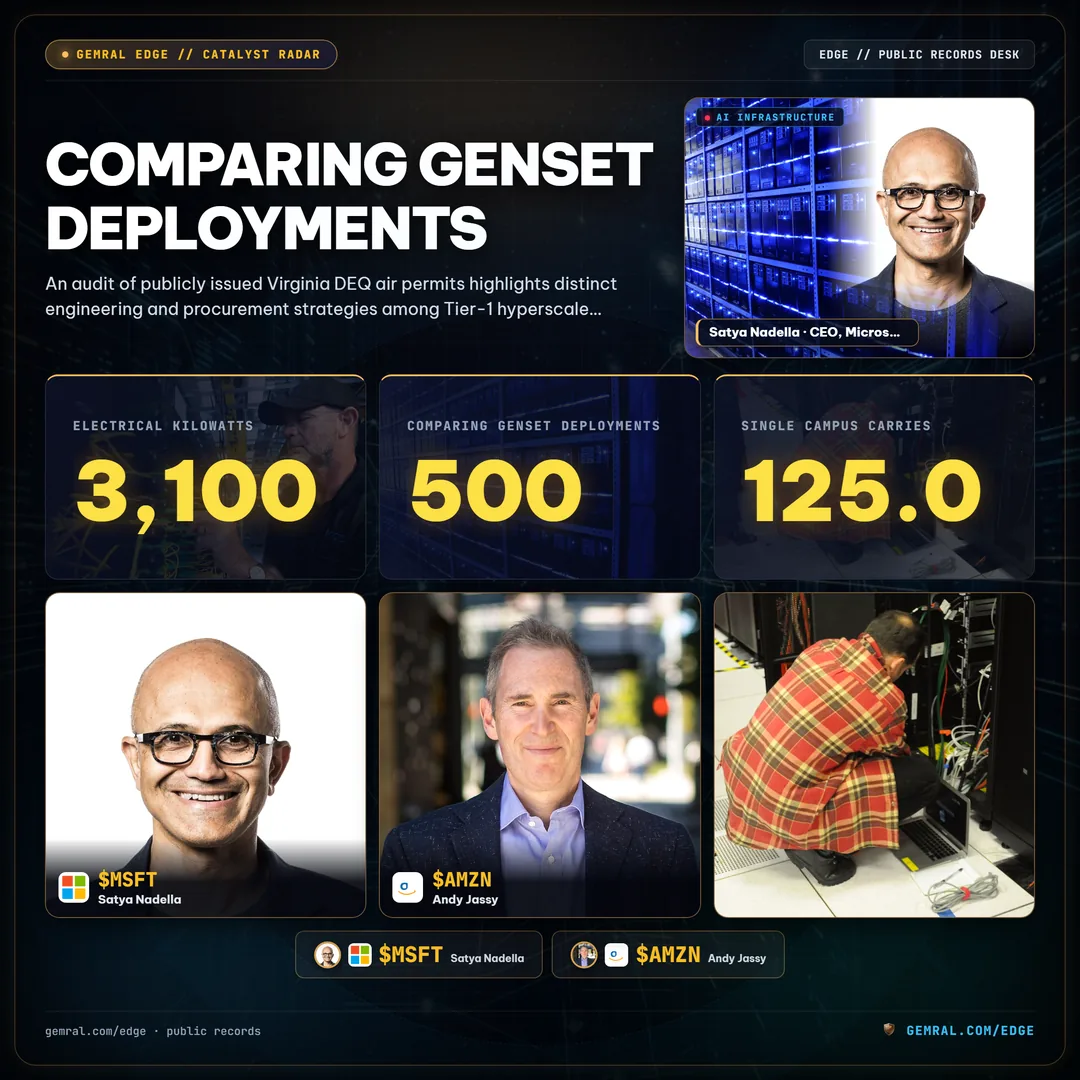 Comparing Genset Deployments