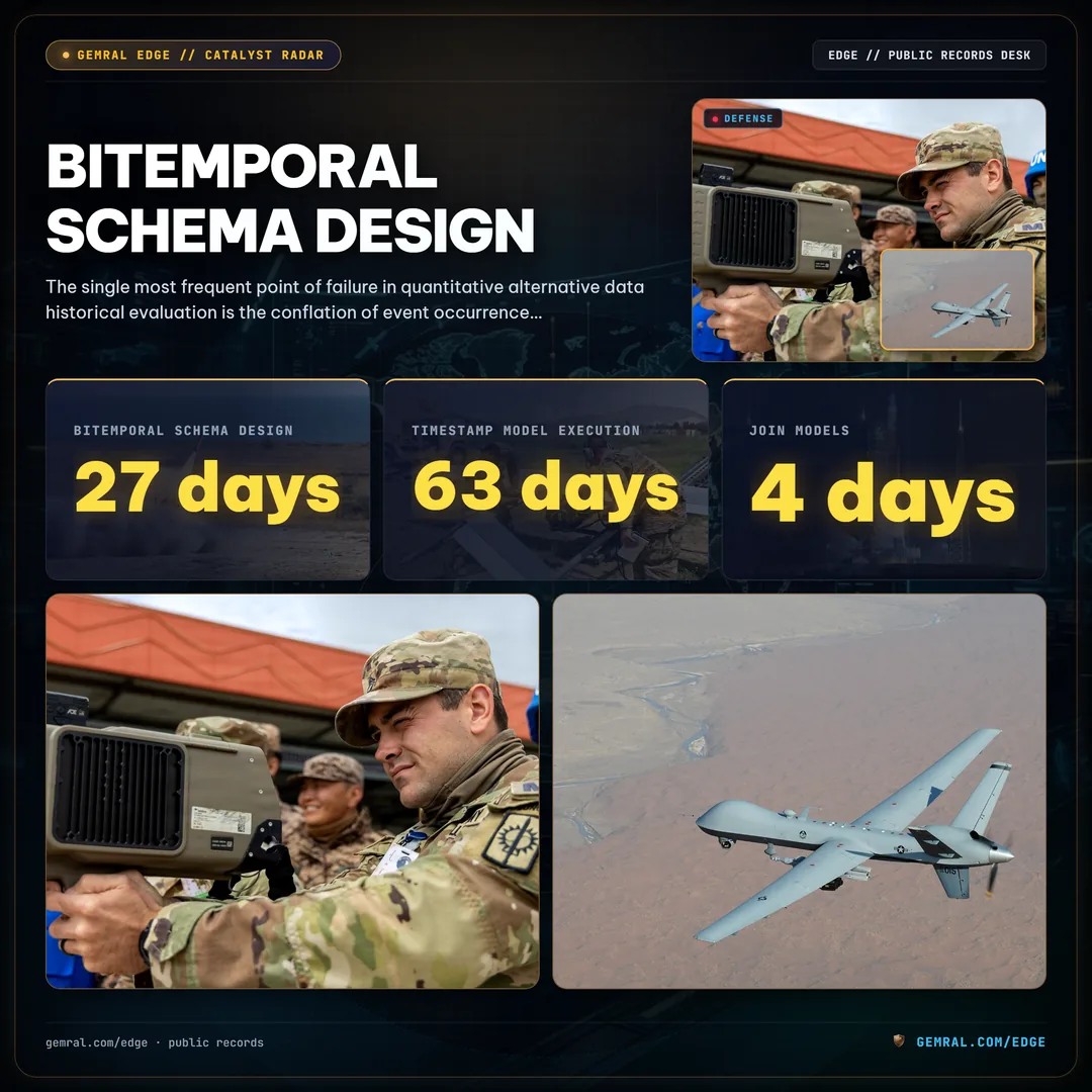 Bitemporal Schema Design