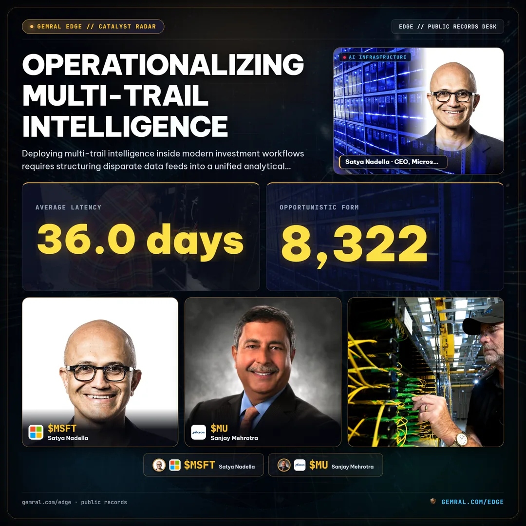 Operationalizing Multi-Trail Intelligence