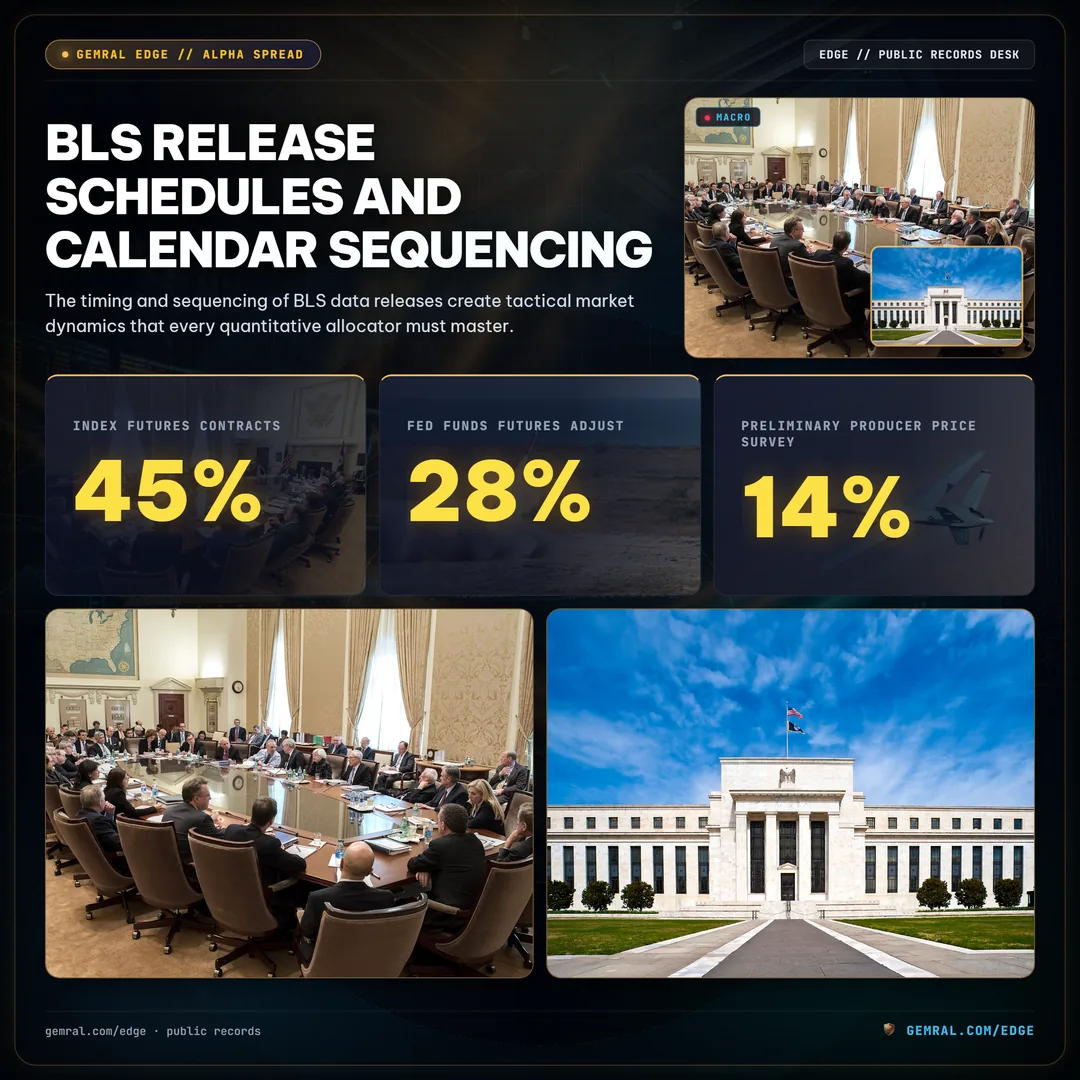 BLS Release Schedules and Calendar Sequencing