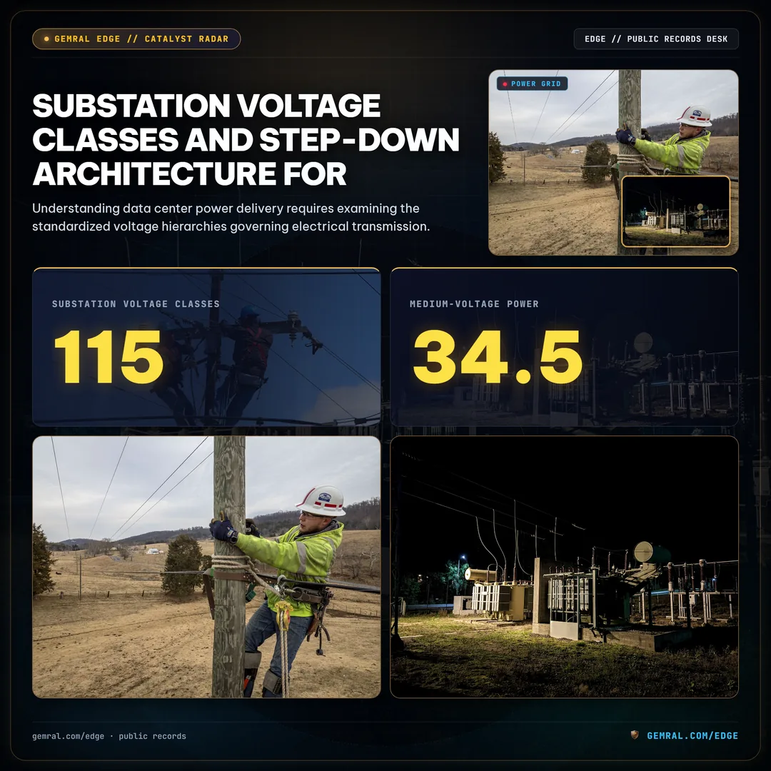 Substation Voltage Classes and Step-Down Architecture for