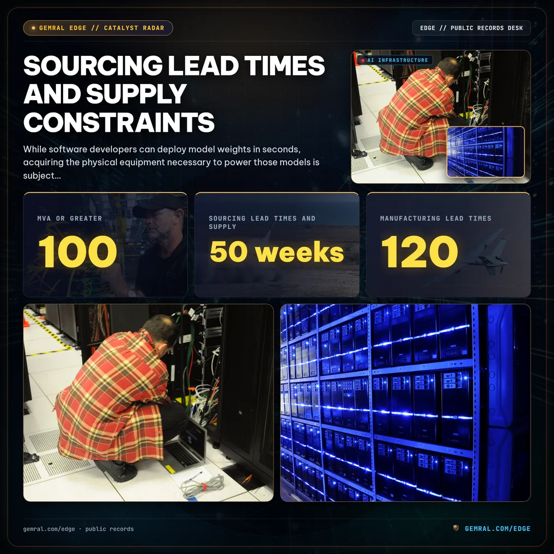 Sourcing Lead Times and Supply Constraints
