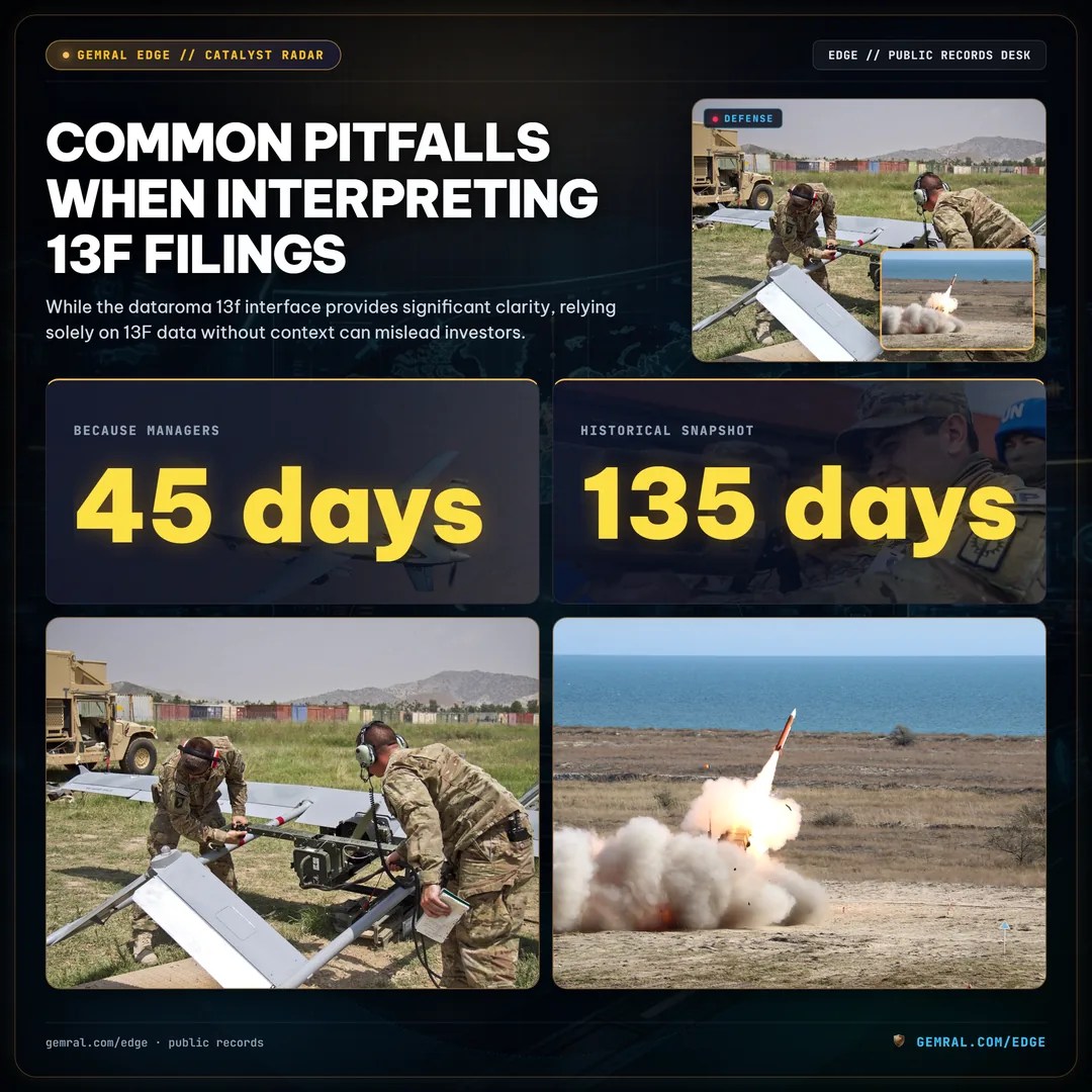 Common Pitfalls When Interpreting 13F Filings