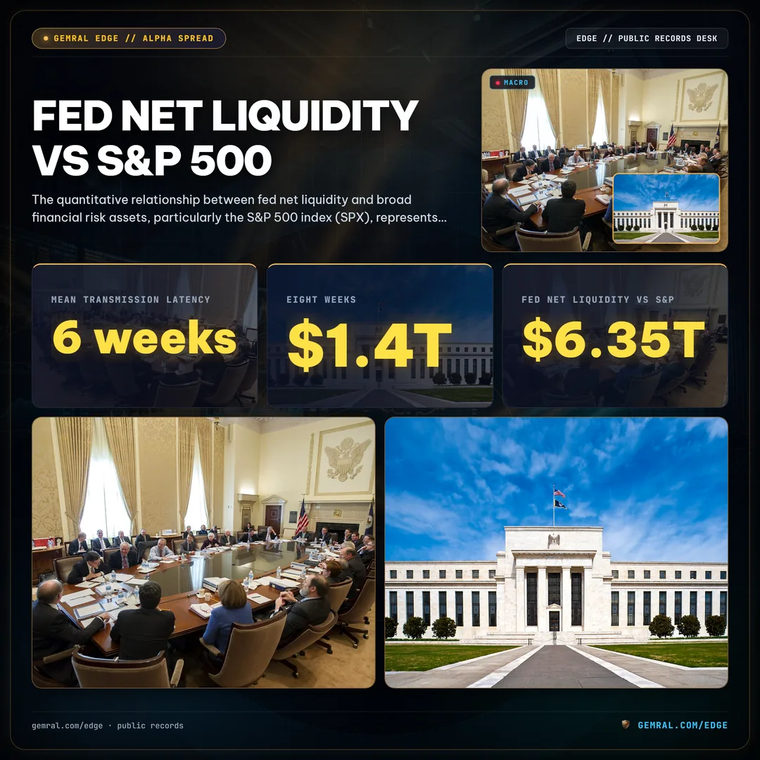 Fed Net Liquidity vs S&P 500