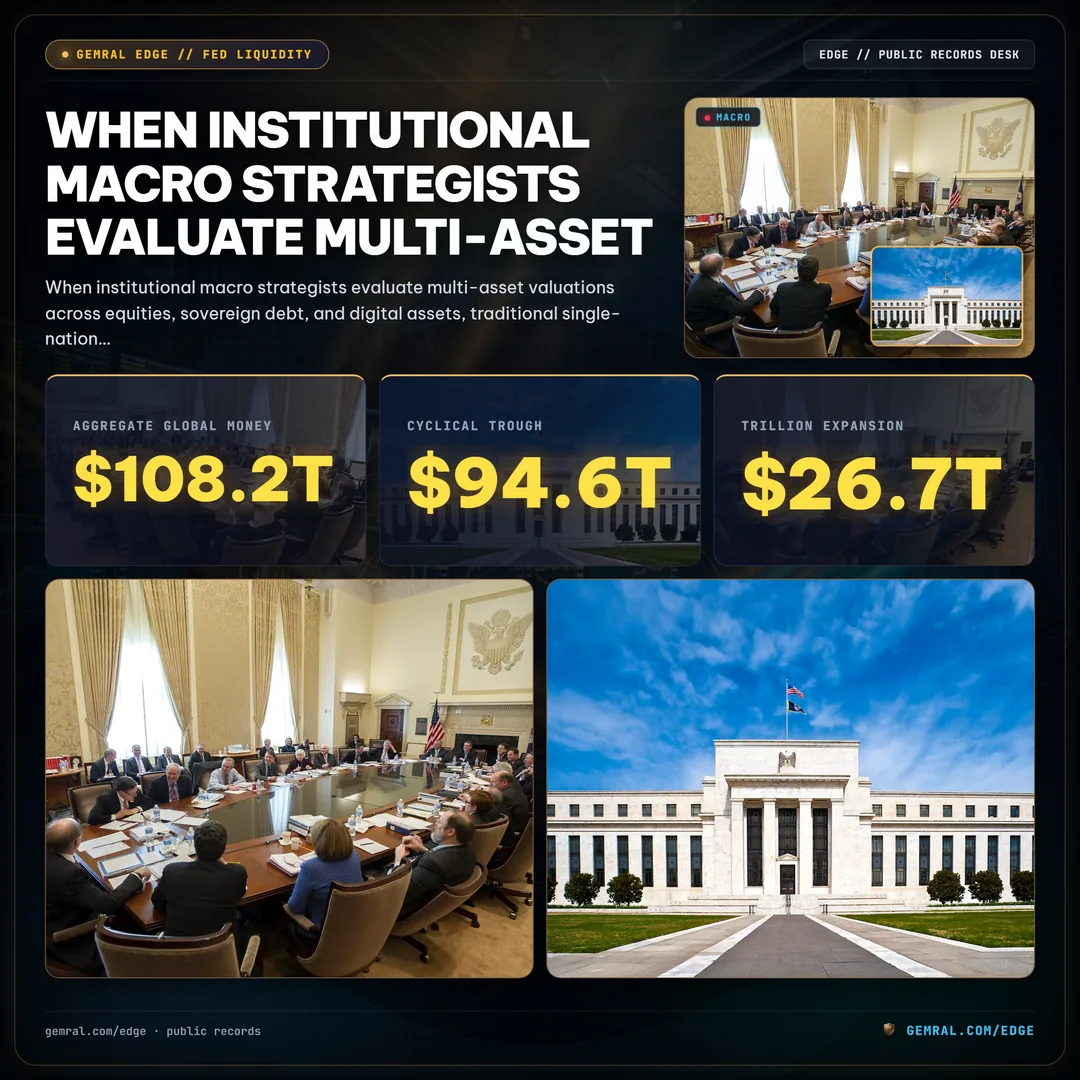 When institutional macro strategists evaluate multi-asset