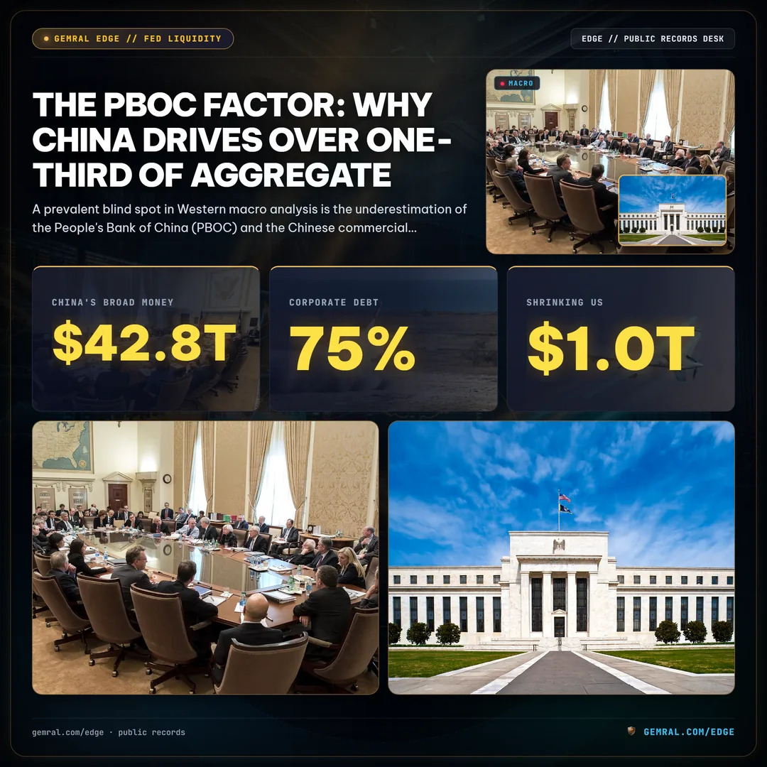 The PBOC Factor: Why China Drives Over One-Third of Aggregate