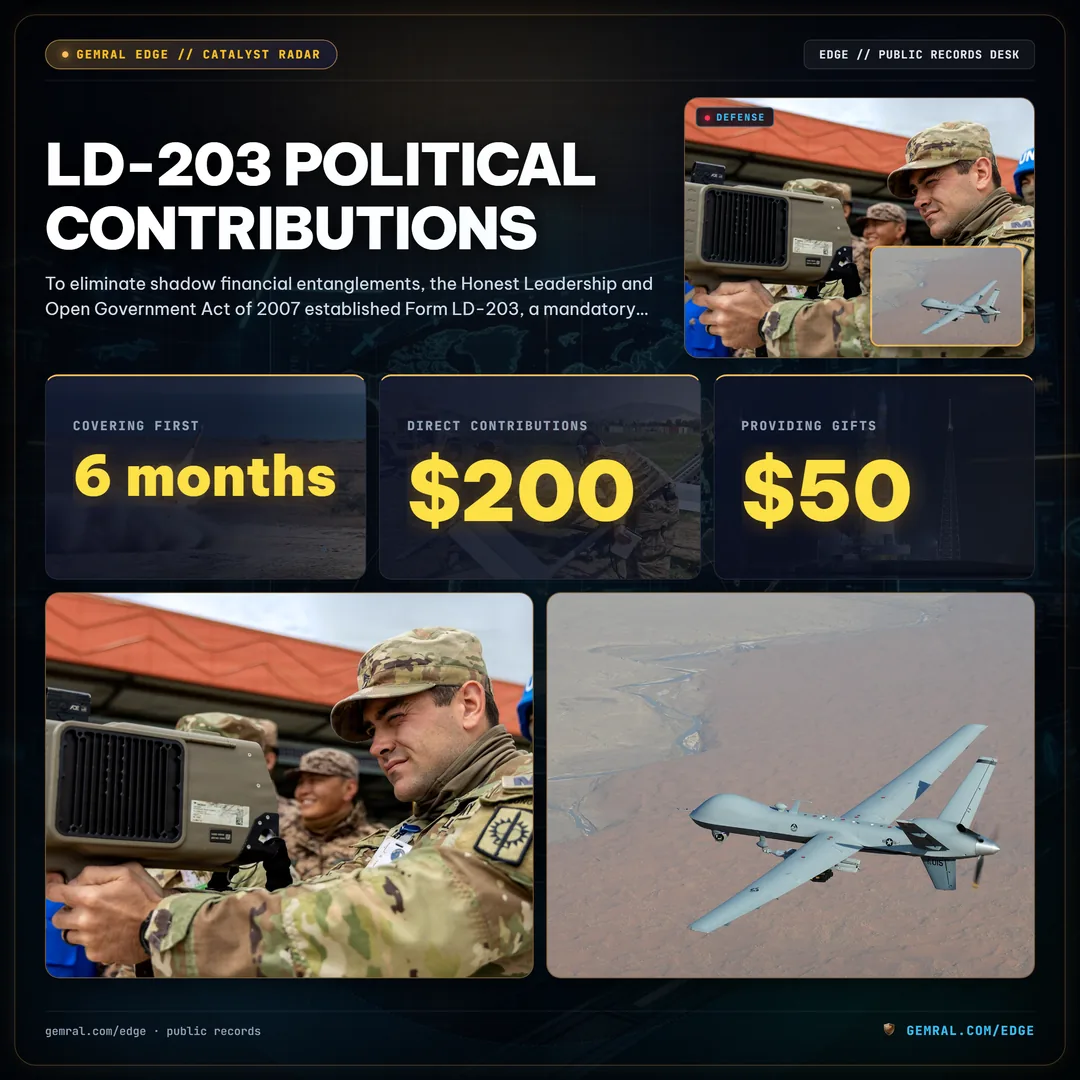 LD-203 Political Contributions