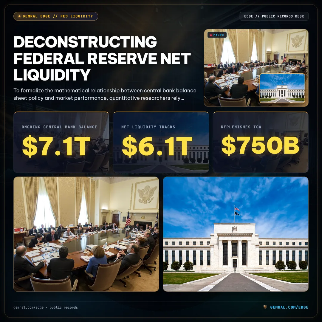 Deconstructing Federal Reserve Net Liquidity