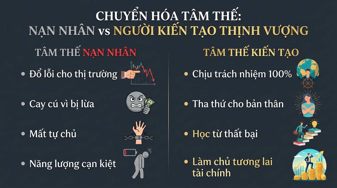 Chuyển hóa tâm thế nạn nhân sang người kiến tạo thịnh vượng