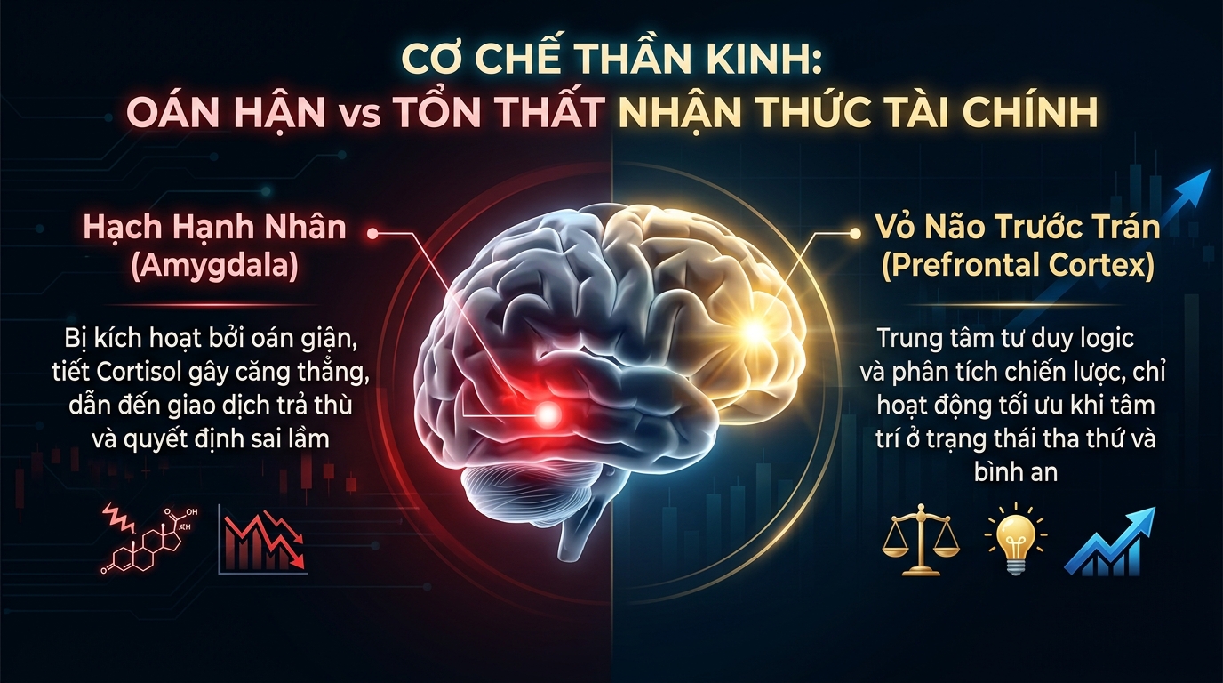 Cơ chế thần kinh oán hận và tổn thất nhận thức tài chính
